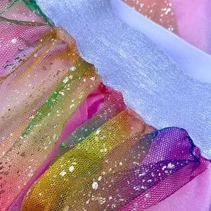 Target Costumes Pink Rainbow Layered Sequin Tutu Skirt Poshmark